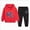 PP140-Black, variant on 9-10 Years Child Boys Girls Sweatsuits Fall Winter Clothes Set Long Sleeve Tracksuits Crewneck Sweatshirts & Pants Outfit School Outfits