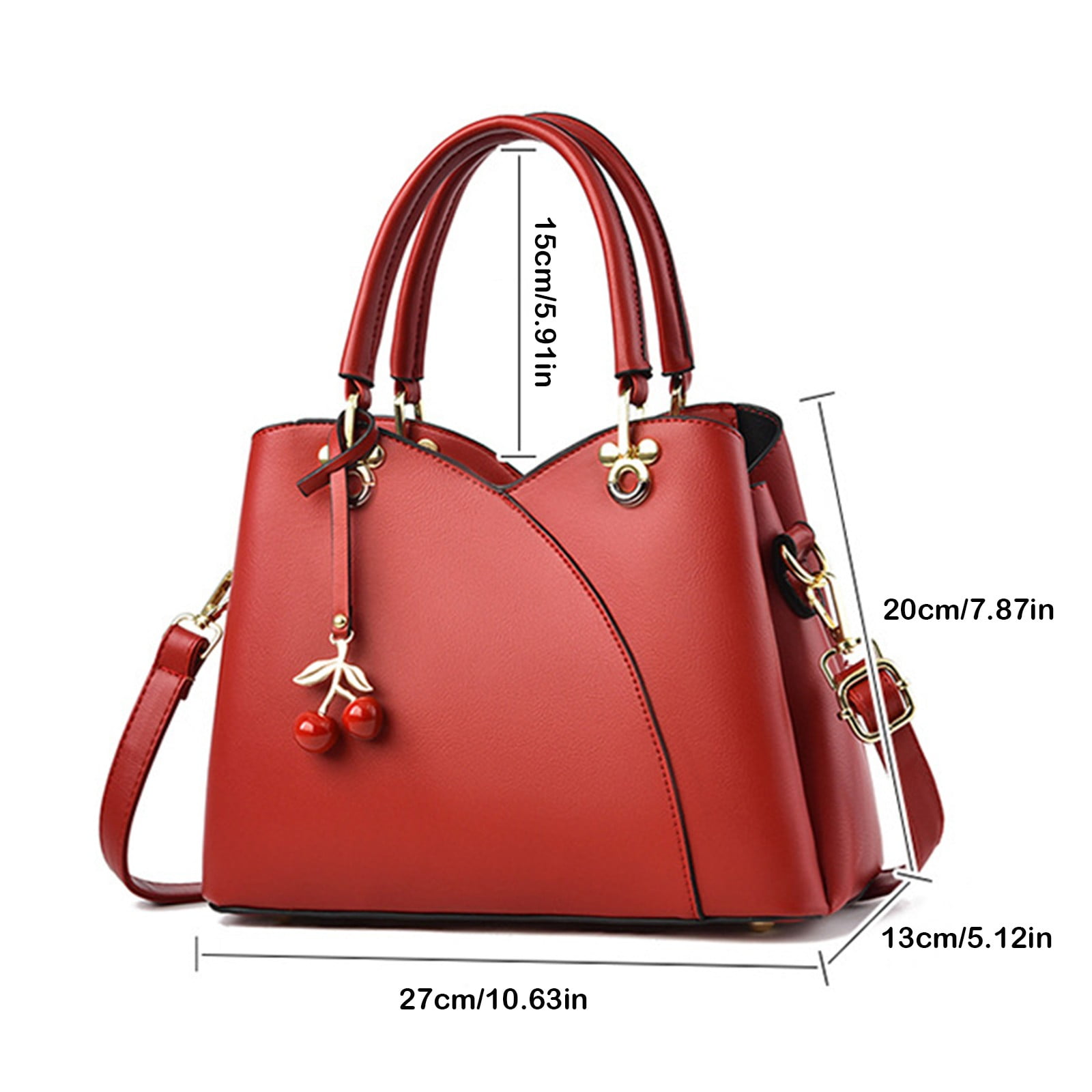 Cherry Purse and Handbags for Women 2025 Fashion Ladies Crossbody Bags Shoulder Satchel Top Handle Tote