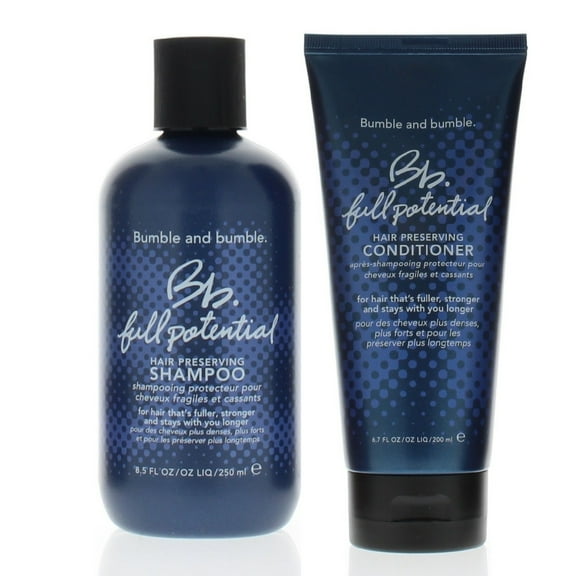 Bumble and Bumble Bb. Full Potential Hair Preserving Shampoo 8.5oz/250ml and Conditioner 6.7oz/200ml Combo