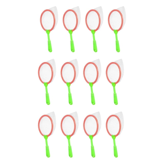 Miangastore 12 Pcs Filets de Pêche Portatifs pour Enfants Filet de Capture d'Insectes Attrape-Insectes pour Extérieur