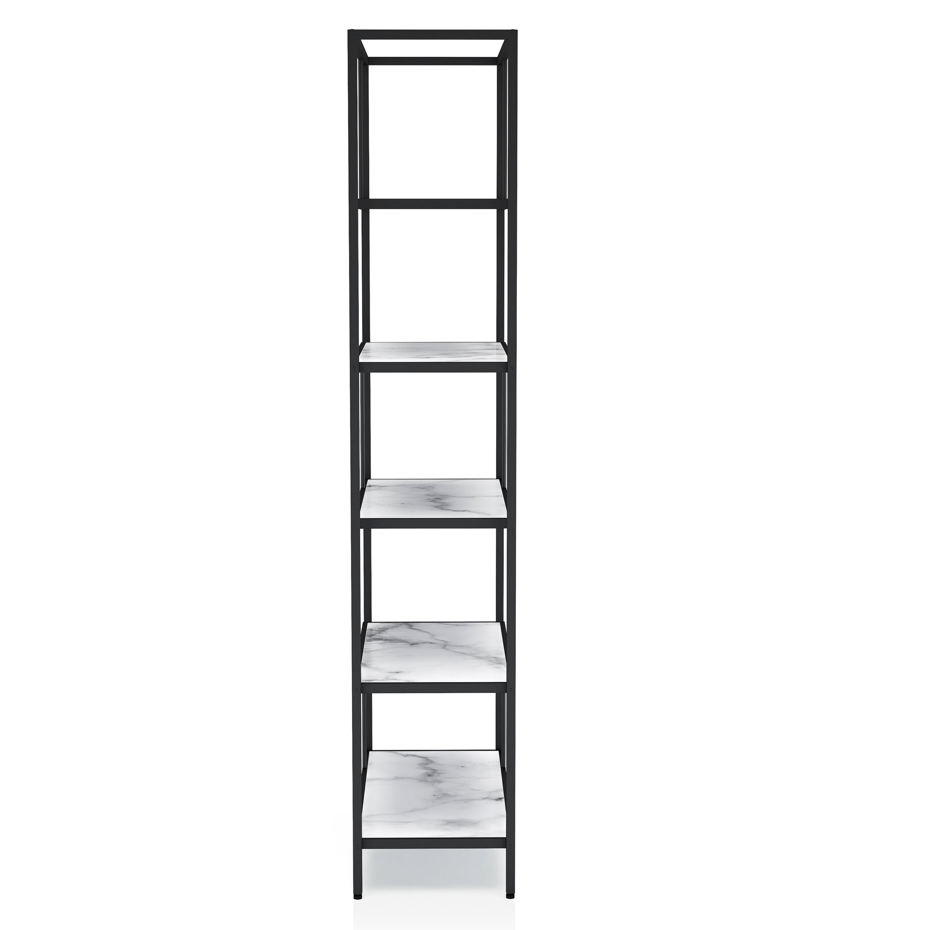 Furniture of America Harper 5-Shelf Bookcase, Black