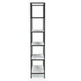 thumbnail image 5 of Furniture of America Harper 5-Shelf Bookcase, Black, 5 of 8