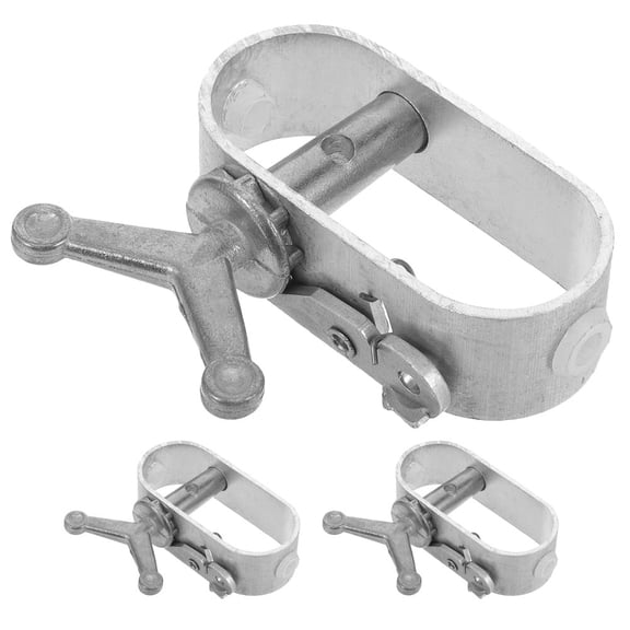 Tineasur Metal Ratchet Winch Wire Tensioner Set of 3 A3 Steel Tools for Garden Fence Installation and Repair