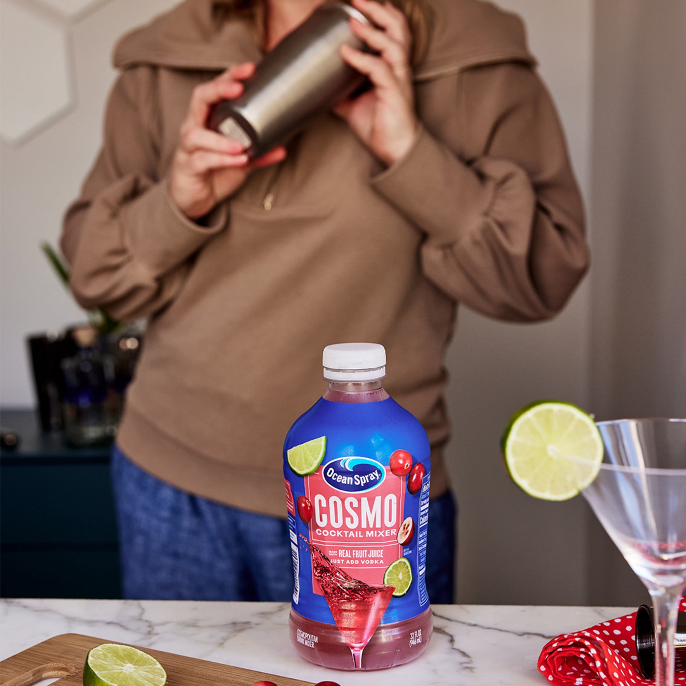 Ocean Spray® Cosmopolitan Cocktail Mixer, 32 fl oz Bottle