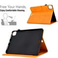thumbnail image 4 of GSFY Case for 2024 iPad Air 11 Inch M2, PU Leather Slim Wallet Stand Protective Smart Shell Auto Sleep Wake for iPad Air 11 6th/ iPad Air 10.9 4th &5th/ iPad Pro 11 (2018-2022), Orange Blocks, 4 of 8