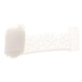 thumbnail image 3 of 3 yardas de elástico, de encaje con estampado floral, suministros de manualidades para cortinas de ropa 4.3cm blanco, 3 of 9