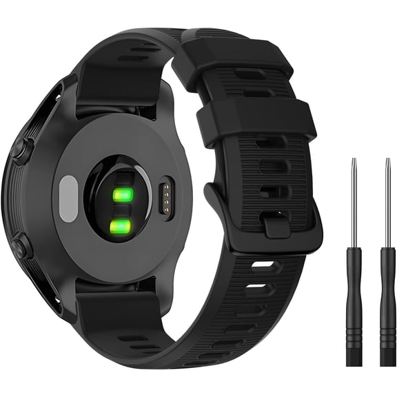 Sport Bands for Garmin Forerunner 935/Forerunner 945 Watch Band, Soft Silicone Strap Compatible with Garmin Fenix 5/ Fenix 5plus/ Fenix 6/ Fenix 6 Pro/Approach S60 Watch Band