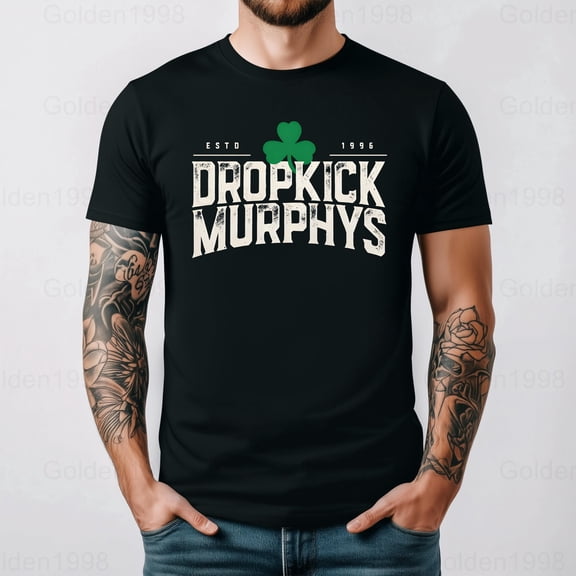 Dropkick Murphy Bold Streetwear Black Graphic Holiday Fan Gift Graphic Tee,for men & women up to 5XL