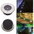 thumbnail image 5 of LED Solar Ground Light 10 Pack, Outdoor Light, Street Light, Buried Light, Waterproof IP65 (Cool White, Round) [Energy Class A+],, 5 of 5
