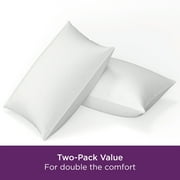 AllerEase Total Allergy Defense Bed Pillows, Standard/Queen (2 Count)