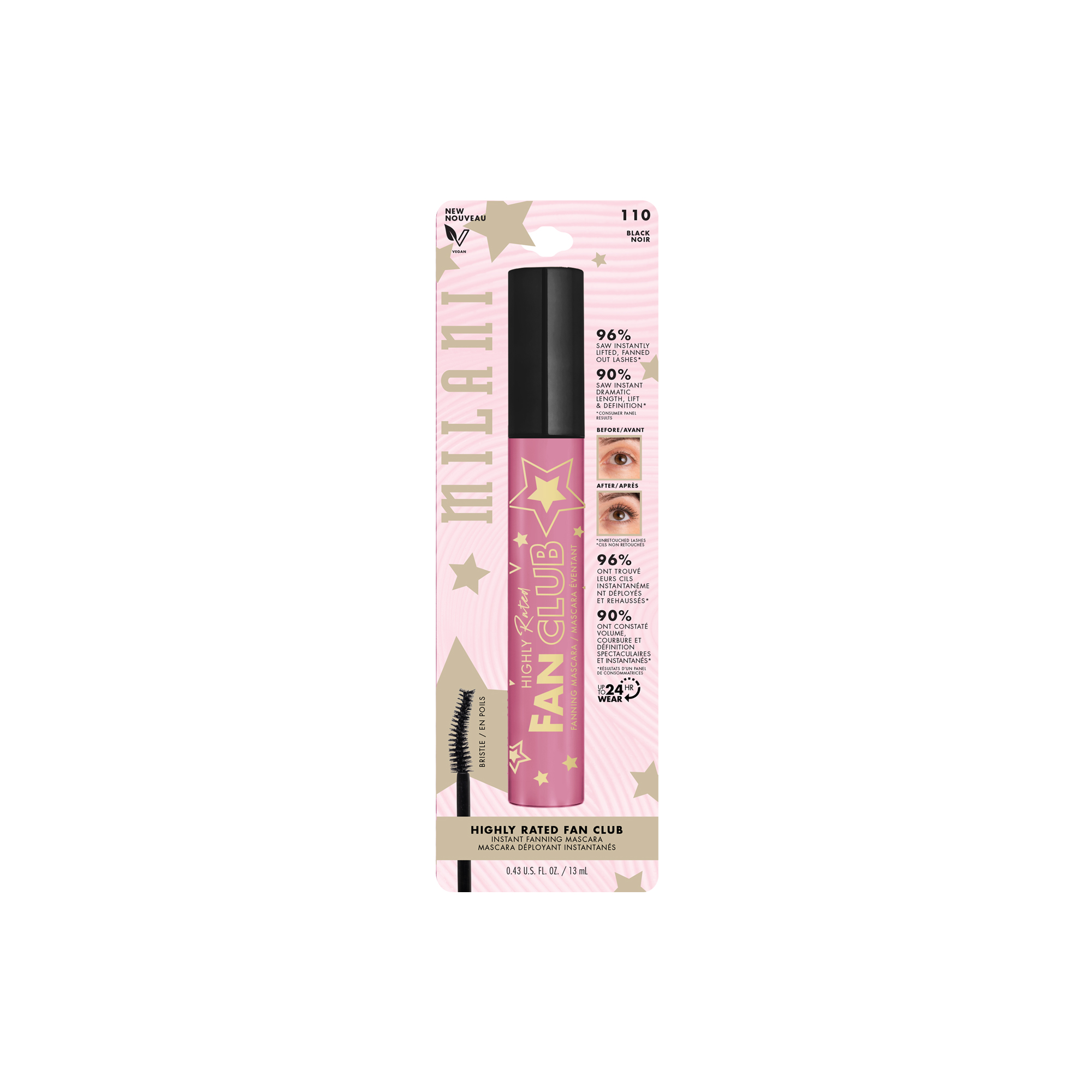 Milani - Highly Rated Mascara - 110 Balck - 1 Pc