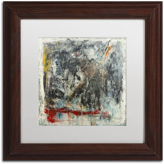 Trademark Fine Art "Furia e Paixao" Canvas Art by Joarez, White Matte, Wood Frame