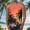 Multicolor K, variant on SGFCWSX Men's Tank Tops Print Sleeveless Shirts Lightweight Breathable Beachwear for Vacation Casual Wear Multicolor Size M