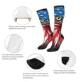 thumbnail image 3 of Balery Eagle Head With American Flag Calcetines novedosos Calcetines deportivos Calcetines hasta la rodilla Calcetines de algodón Calcetines originales y geniales, 3 of 6
