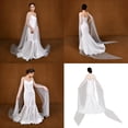thumbnail image 2 of Adjustable Beaded Tulle Bridal Shoulder Covering For Reception Cocktail Dresses, 2 of 9
