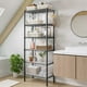 thumbnail image 2 of Estantería de Almacenamiento Ajustable de Metal de 6 Niveles,Estante Organizador Metálico para el Baño,Cocina,Anaquel Metálico Multiusoscon Hoja ,60x35.5x180CM (Negro), 2 of 8