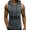Gray, variant on SDJMa Men's Workout Shirts Fashion Men Sleeveless Printed Drawstring O-Neck Casual Tank Tops