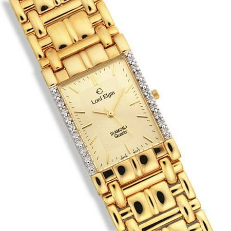 Elgin Men's Diamond Tank Watch