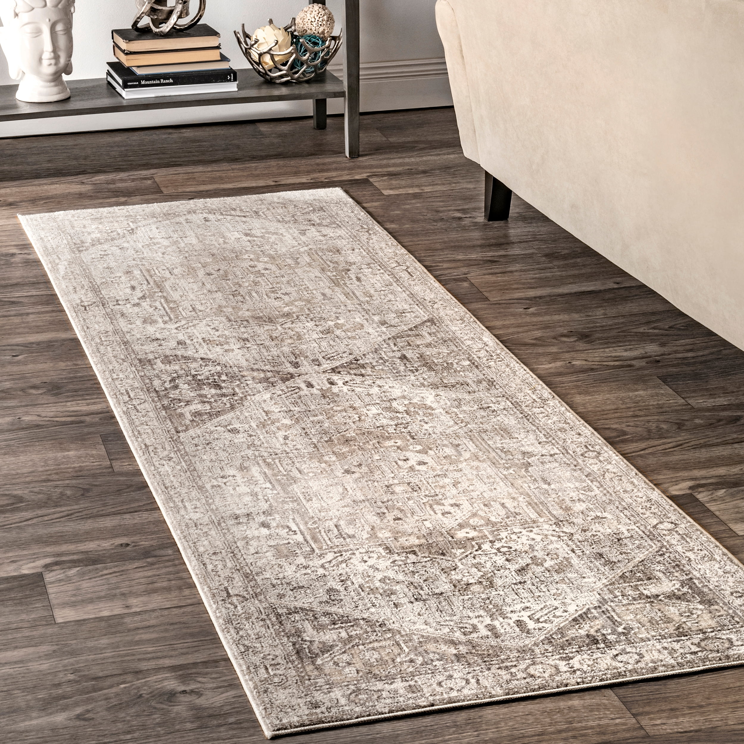 nuLOOM Ethel Medallion Fringe Area Rug or Runner