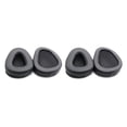thumbnail image 2 of Seitruly Paquete de 2 almohadillas para auriculares, almohadillas suaves para auriculares, funda de cojín, accesorios para orejeras, repuesto Negro 2piezas, 2 of 6