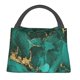 thumbnail image 1 of Disketp Green Gold Glitter Bolsa Térmica Estampada, Bolsa Térmica Aislante para Almuerzo, Playa y Campamento, 1 of 6