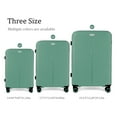 thumbnail image 6 of 3 Piece Hardside Luggage Set Expandable Suitcase with Spinner Wheels,Lightweight Hardshell Suitcase Set 20in24in28in, Light Green, SQ249, 6 of 8