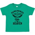 thumbnail image 3 of Inktastic Handpicked for Earth By My Opa in Heaven with Angel Wings Boys or Girls Toddler T-Shirt, 3 of 5