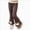 Sweatpants A44-Brown, variant on 1-2 Years Toddler Girls Cargo Pants, Baggy Pants with Pockets Trendy Cargo Sweatpants for Girls, Y2k Pants