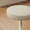 thumbnail image 4 of Modway Lippa Vegan Leather Round Stool in Stone, 4 of 7