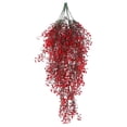 thumbnail image 2 of 2PCS Artificial Hanging Plants, Faux Hanging Greenery Ivy Decor, Artificial Hanging Vines, Plastic Plants for Indoor Outdoor Wall Home Garden Wedding Party Decor, 2 of 9