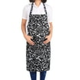 thumbnail image 1 of Cergrey 5 Patterns Womens Mens Practical Kitchen Restaurant Chef Cooking Aprons Dress With Pockets, Kitchen Aprons, Apron, 1 of 4