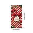 thumbnail image 3 of Uutvery Christmas Door Cover 35x71 Inches, Elastic Fabric with 3D Bow Tie Pattern, Holiday Door Wall Decoration, Christmas Party Home Office Indoor Outdoor Decor, 3 of 9