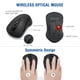 thumbnail image 5 of Combo de teclado y ratón inalámbricos EDJO de tamaño completo, negro, 5 of 7