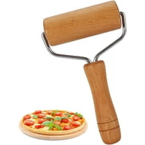 Dough Baker Roller T Shape Pastry Roller 3.7 * 7.4in Wooden Rolling Wood Pastry Pizza Roller Non Stick Wooden Rolling Pin Baking Kitchen Utensils for Pastry,Tortilla, Pizza,etc