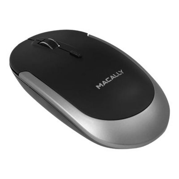 Macally Wireless Bluetooth Mouse for Laptop - Quiet and Comfortable Wireless Bluetooth Mouse for MacBook Pro / Air, Mac, Apple iPad, Microsoft Surface, Tablet - Quiet Computer Wireless Mouse Bluetooth