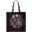Black, variant on Yoga Icons And Text Tote Bag - Image by Shutterstock, One Size Cotton Canvas Tote Bag