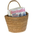 thumbnail image 3 of KOUBOO Rattan Wall Basket, Large, Honey-Brown, 3 of 4