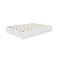 thumbnail image 2 of Nexera Milano Queen Platform Bed Frame, White Oak, 2 of 5