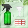 thumbnail image 2 of Botellas de aerosol Norme, 12 unidades, vidrio de 240 ml con embudos y etiquetas, 2 of 6