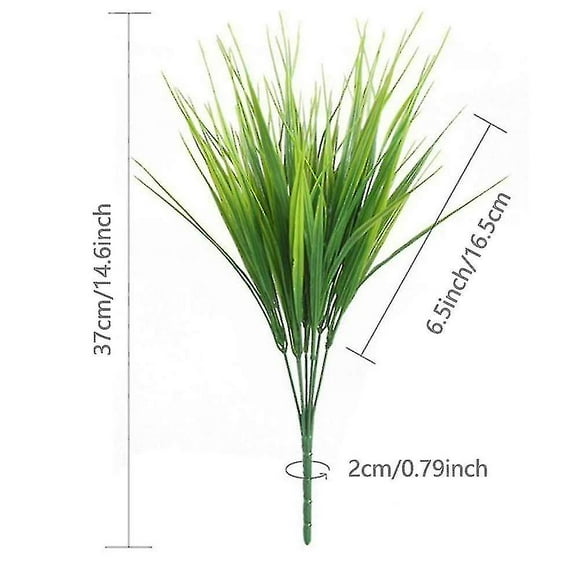 3pcs Artificial Plants Faux Plastic Shrubs Fake Wheat Grass Verandah Wedding Dcor