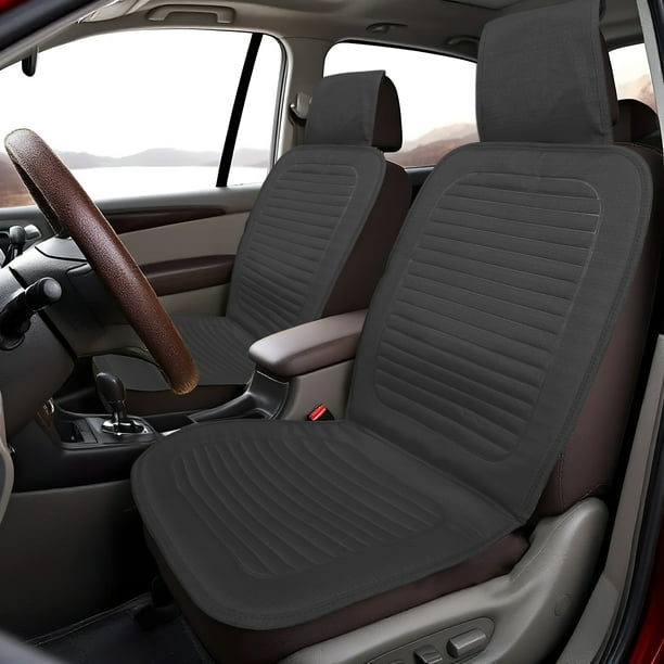 Fundas para Asientos de Coche Unique Bargains Uso Todo el Año Transpirables Lavables Protección de Asientos de Coche Ligeras Fundas de Asiento de Coche Negras 1 Pc