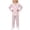 0-Pink6, variant on Kiijoy Easter Outfits for Girls Cute Rabbit Eggs Print Long Sleeve Top Pants Sleepwear, Sizes 3-4