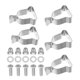 thumbnail image 1 of TABLETREANDS 5Jgo Sujetadores Para Paneles De Vidrio Con Tornillos Y Resorte Para Montaje En, 1 of 8