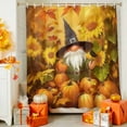 thumbnail image 4 of Shower Curtain 36"W x 78"L Fall Gnome Sunflowers Pumpkins Fabric Shower Curtains Set with Hooks Water Repellent Bathroom Curtains Machine Washable Bathroom Accessories, 4 of 6
