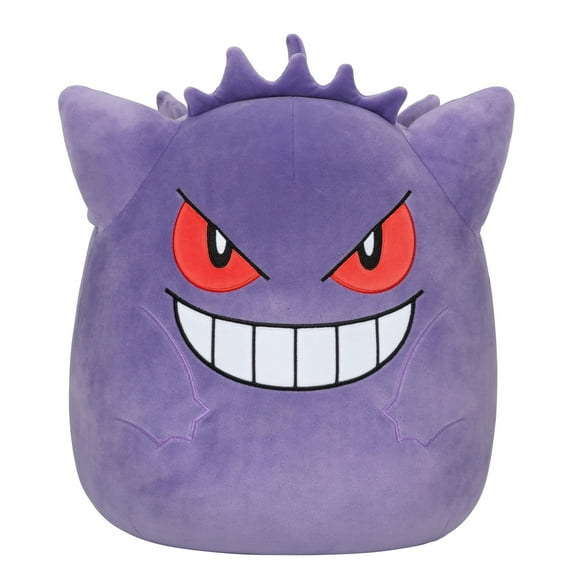 Squishmallows Pok茅mon 14-Inch Gengar Plush - Add Gengar to Your Squad, Ultrasoft Stuffed Animal Medium Plush, Official Kelly Toy Plush (SQPK00004)