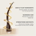 thumbnail image 2 of Champú nutritivo de color vegetal para cubrir canas, champú para teñir el cabello, tinte natural de larga duración con aroma floral, suaviza y acondiciona, color negro., 2 of 4