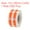 Fluorescent Orange Red, variant on Arrow Sticker Labels 0.6x1.2 Inch 1 Roll Adhesive Arrow Shape Signs DIY Craft, 1000 Count/Roll Orange Red