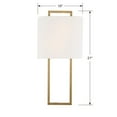 thumbnail image 6 of FRE-422-BF-Crystorama Lighting-Fremont - One Light Wall Mount-Black Forged Finish, 6 of 7