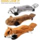 thumbnail image 4 of Paquete de 3 juguetes para masticar con sonido para perros, sin relleno, juguete para perros, juguete Animal de peluche para regalo pequeño, 4 of 5