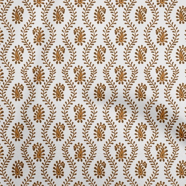 oneOone Cotton Poplin Orange Fabric Block Craft Projects Decor Fabric Printed By The Yard 42 Inch Wide-O2
